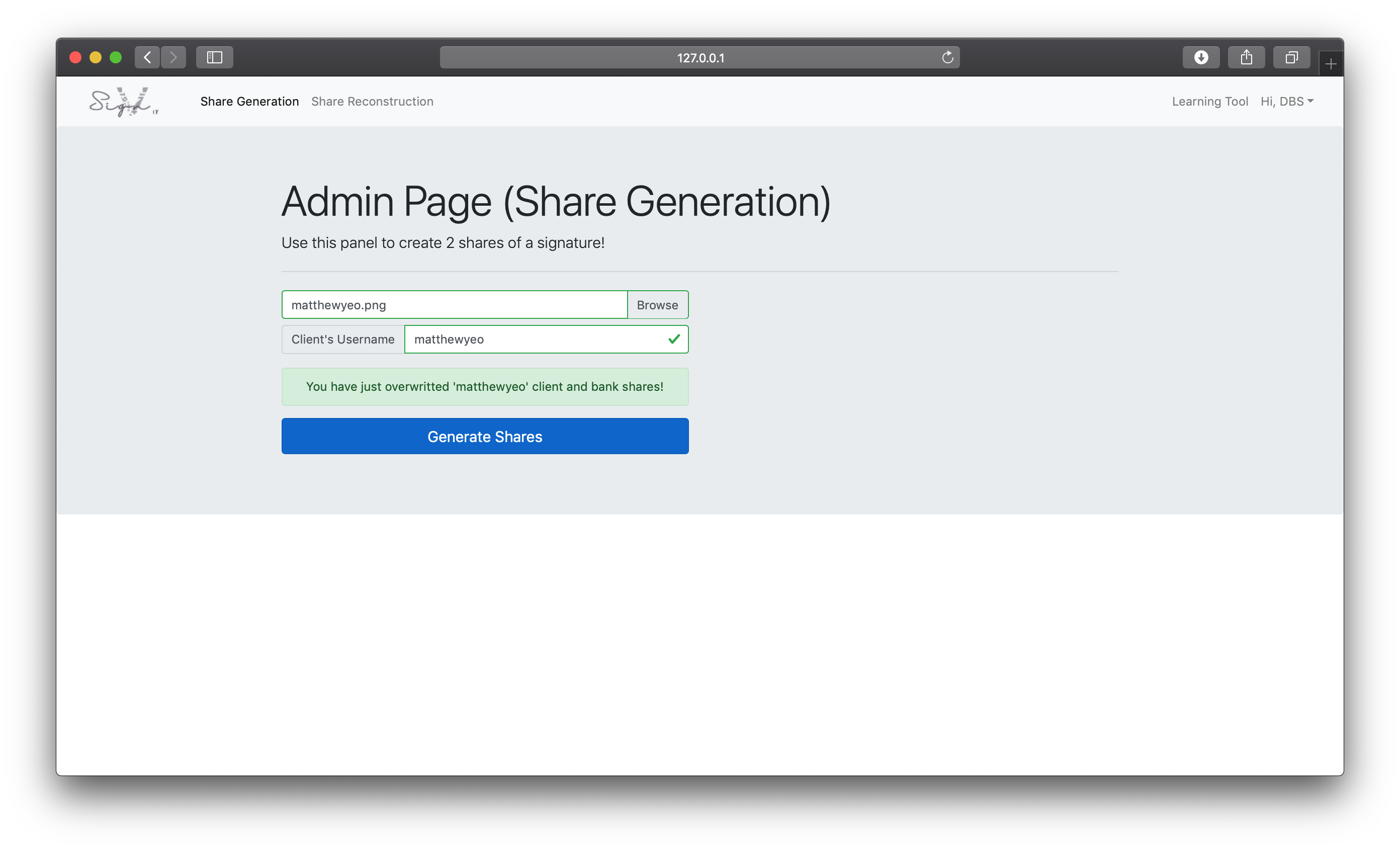 Share-Generation