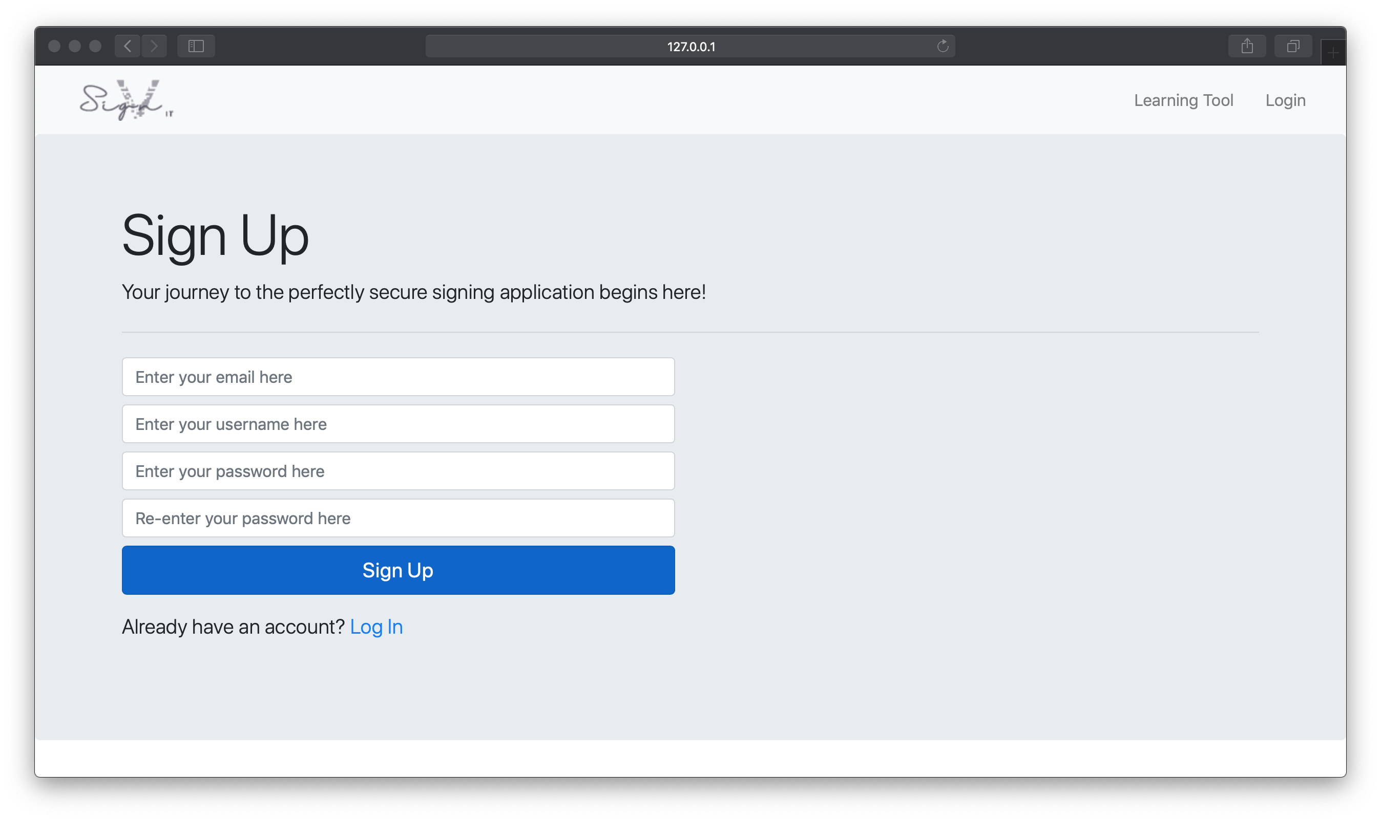 Sign-Up